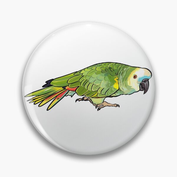 Item preview, Ornery Blue Fronted Amazon Parrot designed and sold by Zurickdesigns.