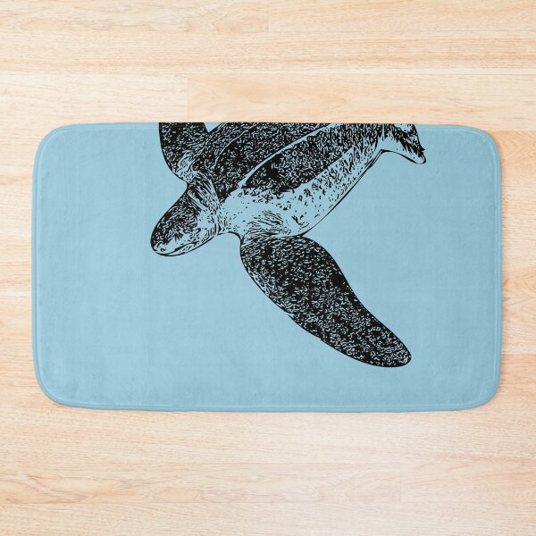 Item preview, Leatherback Sea Turtle Black Print designed and sold by designsasstultd.