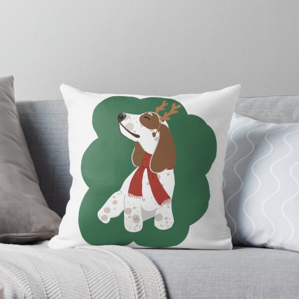 Item preview, It’s very spaniel Christmas! In green! (LG)  designed and sold by MeerkatCreative.
