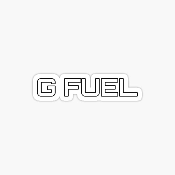 "Gfuel" Sticker by mevalona Redbubble