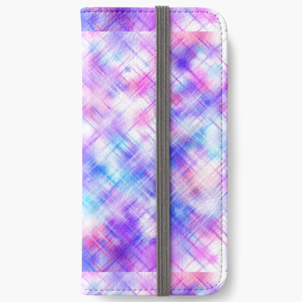 blue pink and purple sparkles iPhone Wallet