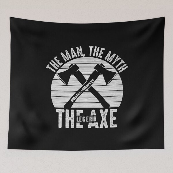 Item preview, The man, the myth the legend Axe Throwing designed and sold by HatchetHarrys.