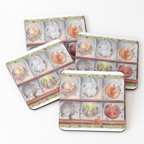 Item preview, Egg Laying Time! Watercolor Illustration designed and sold by eleary.