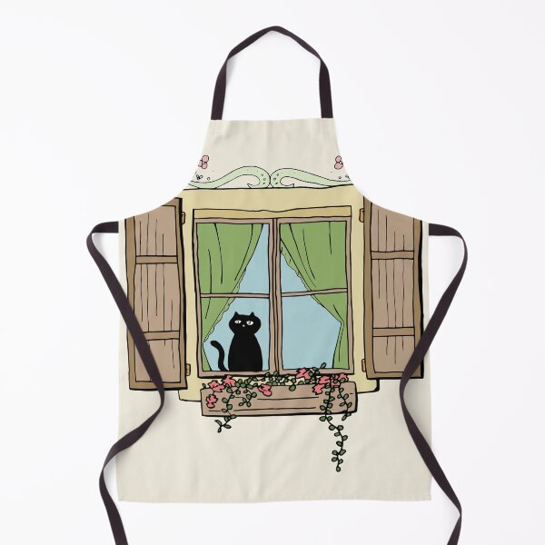 Item preview, Cat Looking Out a Street Window designed and sold by Otter-Grotto.
