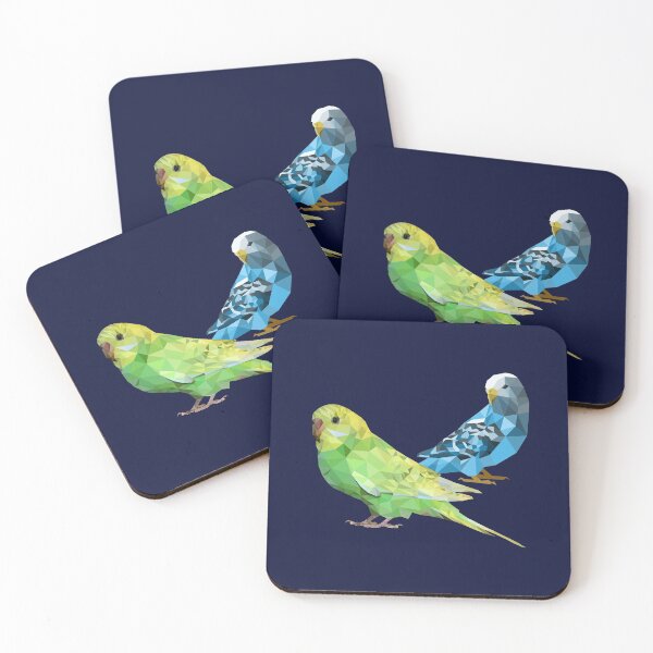 Item preview, Geometric parakeets designed and sold by Vectoraw.