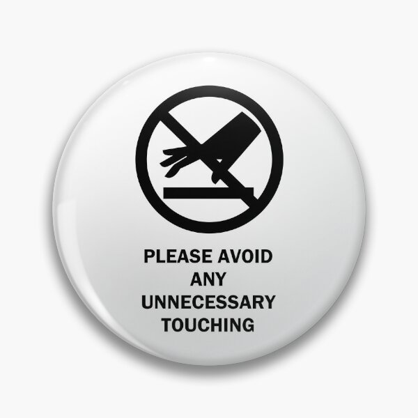 Item preview, Avoid Touching (Black & White designed and sold by LozMac.