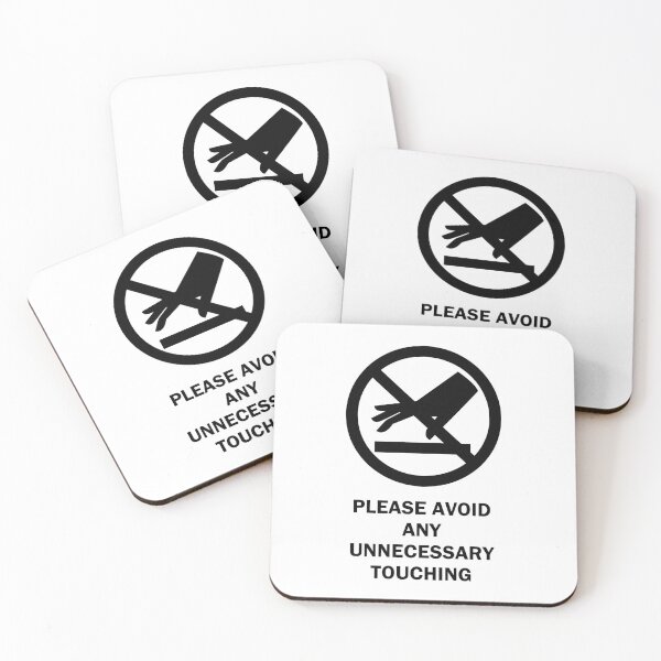 Item preview, Avoid Touching (Black & White designed and sold by LozMac.