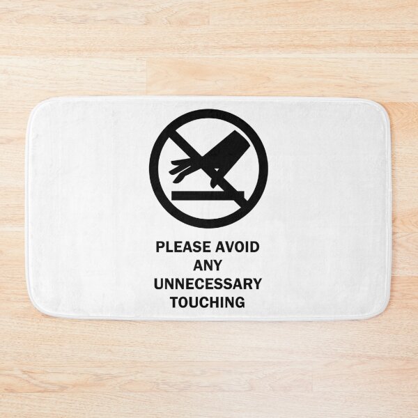 Item preview, Avoid Touching (Black & White designed and sold by LozMac.