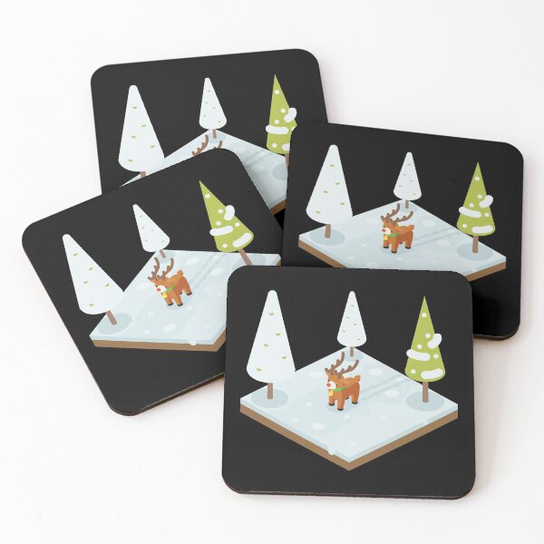 Item preview, Winter deer designed and sold by stuff-n-stuff.