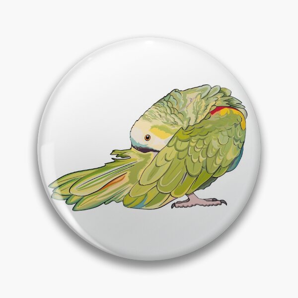 Item preview, Preening Blue Fronted Amazon Parrot designed and sold by Zurickdesigns.
