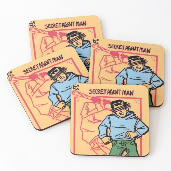 Item preview, Secret Agent Man designed and sold by Killer Licorne.