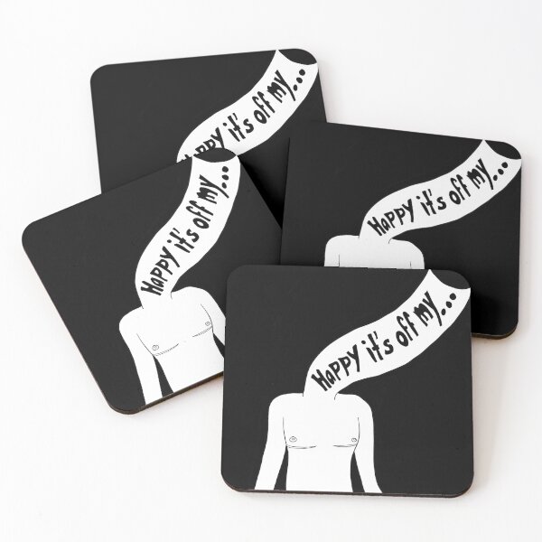 Item preview, Happy It's off My...Chest (Black Outline) designed and sold by SimplyPride.
