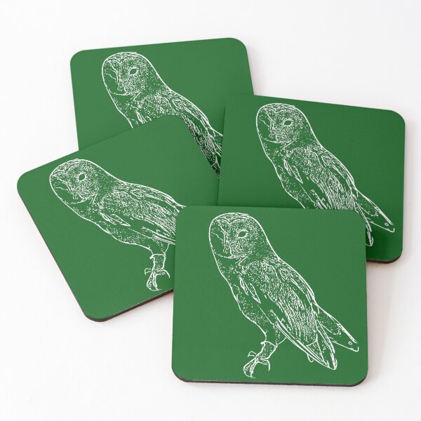 Item preview, Barn Owl White Print designed and sold by designsasstultd.