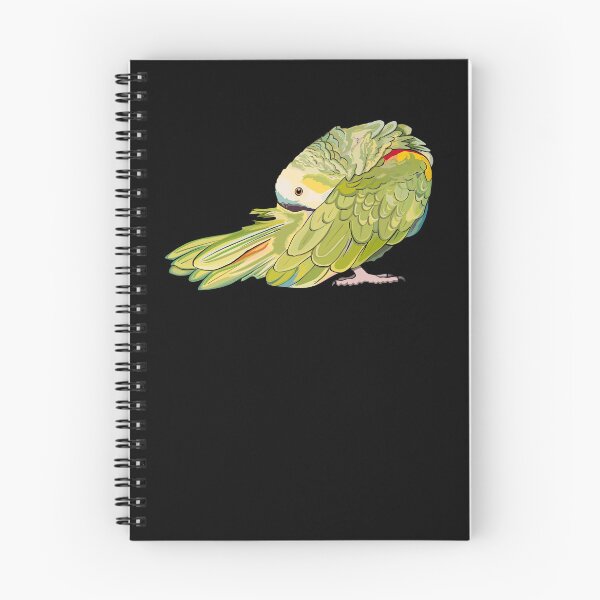 Item preview, Preening Blue Fronted Amazon Parrot designed and sold by Zurickdesigns.