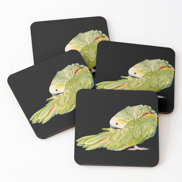 Item preview, Preening Blue Fronted Amazon Parrot designed and sold by Zurickdesigns.