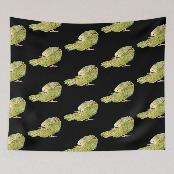 Item preview, Preening Blue Fronted Amazon Parrot designed and sold by Zurickdesigns.