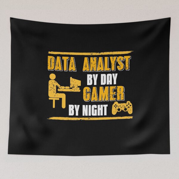 Item preview, Data Analyst by Day Gamer by Night designed and sold by NeXore.