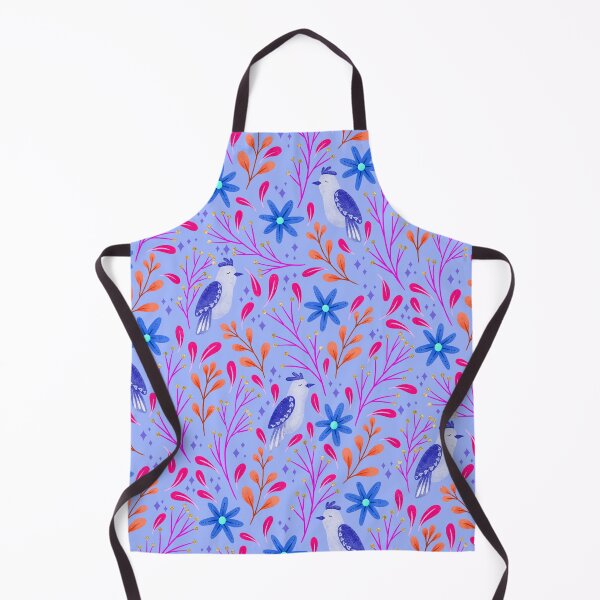 Artikelvorschau, Folk Art Birds | Bright Blue and Red entworfen und verkauft von RebeccaFlaherty.