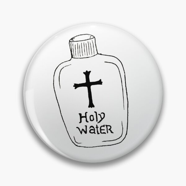 Item preview, Holy Water Buzzfeed Unsolved Inspired Prints Sticker designed and sold by veeebles.