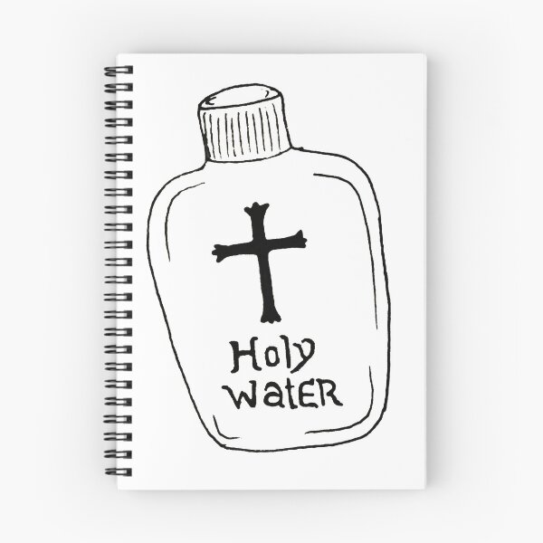 Item preview, Holy Water Buzzfeed Unsolved Inspired Prints Sticker designed and sold by veeebles.