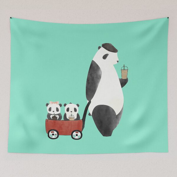 Item preview, Frappe Panda Coffee - Cute Panda Family designed and sold by Maika Coffee.