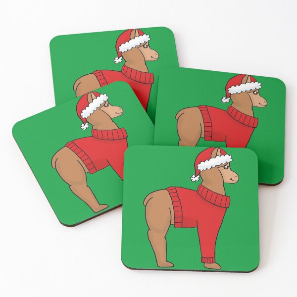 Item preview, Christmas Alpacas designed and sold by Caryn Pinkston.