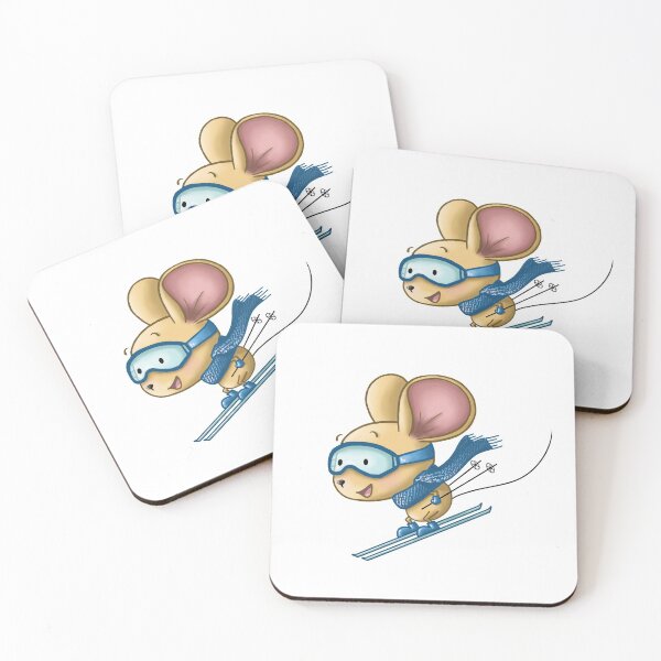 Item preview, Skiing Mouse designed and sold by lisanganart.