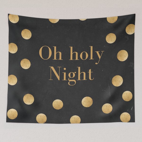 Item preview, Oh Holy Night black and gold designed and sold by Radu Matei.
