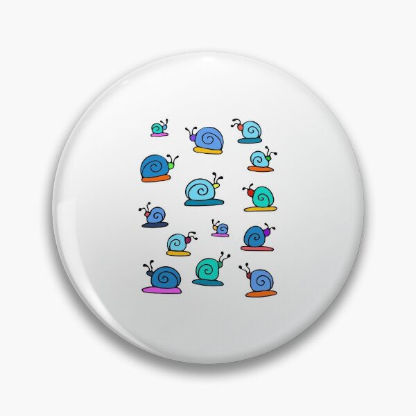 Item preview, Colorful and Cute Snail Pattern designed and sold by Davey's Designs.