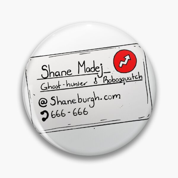 Item preview, Buzzfeed Unsolved Shane Madej Business Card Sticker  designed and sold by veeebles.