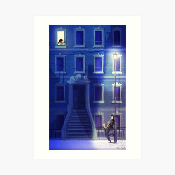 Blue Serenade Art Print