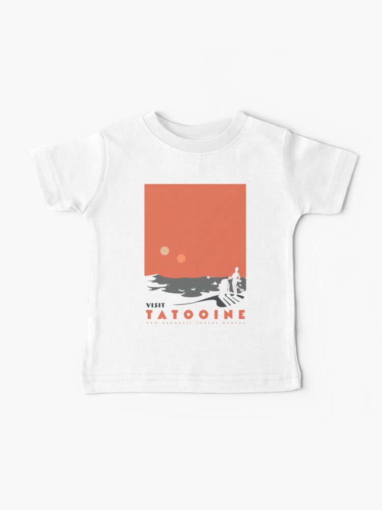Thumbnail 1 of 2, Baby T-Shirt, visit tatooine designed and sold by mathiole.