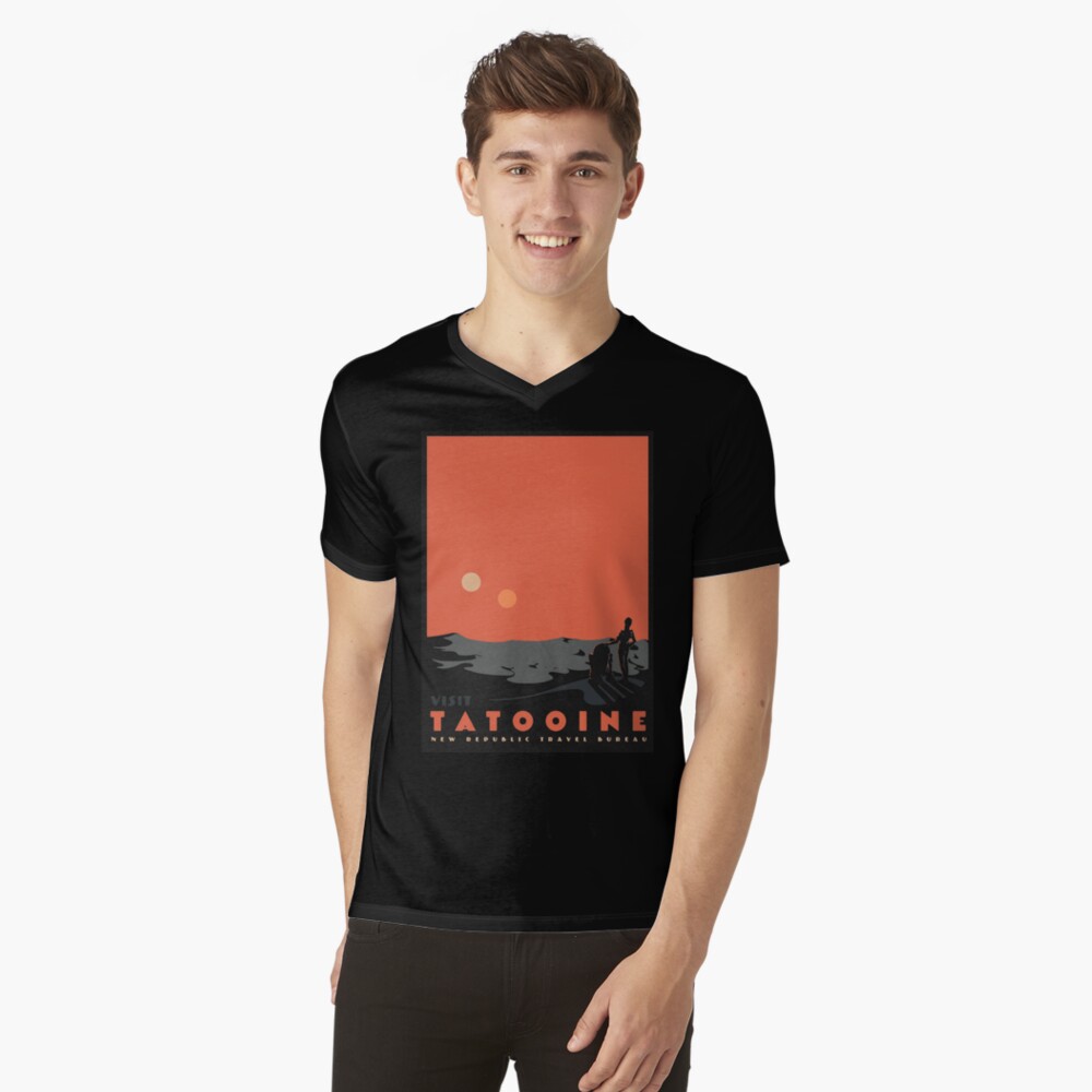 Item preview, V-Neck T-Shirt designed and sold by mathiole.