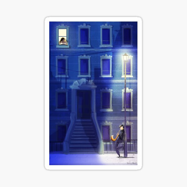 Blue Serenade Sticker