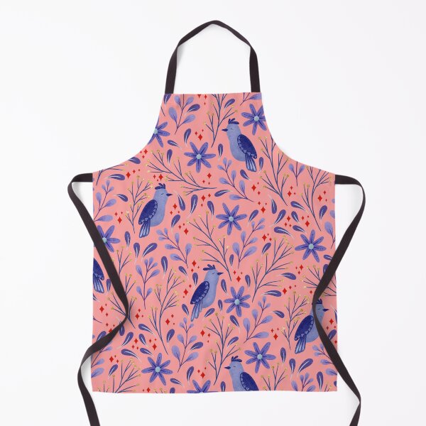 Artikelvorschau, Folk Art Birds | coral and Blue Palette entworfen und verkauft von RebeccaFlaherty.