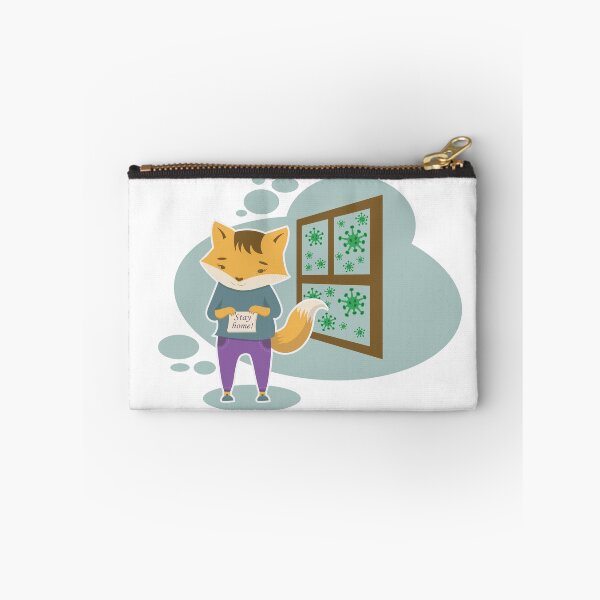 Item preview, Foxy says: Stay home designed and sold by Iryna Pakhomova.