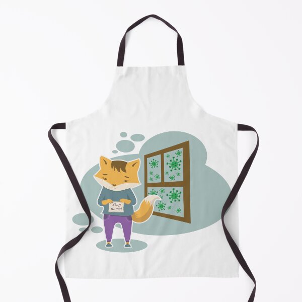Item preview, Foxy says: Stay home designed and sold by Iryna Pakhomova.