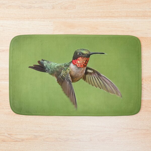 Item preview, Ruby Throated Hummingbird Male designed and sold by candiscamera.