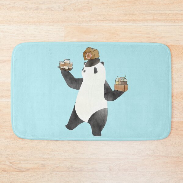 Item preview, Delivering Panda Coffee - Cute Animals Coffee Delivery designed and sold by Maika Coffee.