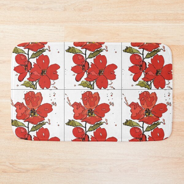 Item preview, Poppy I bright red designed and sold by HeyMim.