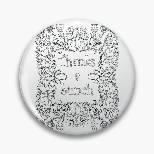 Aperçu de l'œuvre Merci un tas - Colorable créée et vendue par ColoringPress.