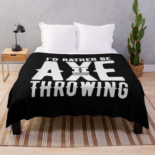 Item preview, I'd rather be Axe Throwing designed and sold by HatchetHarrys.