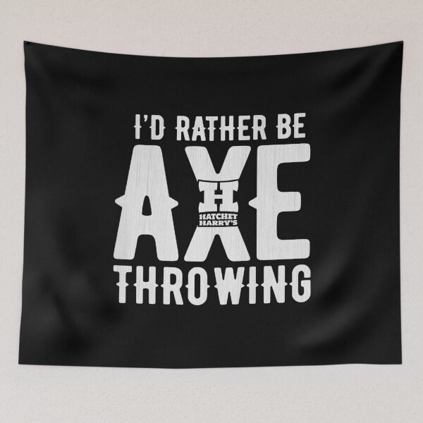 Item preview, I'd rather be Axe Throwing designed and sold by HatchetHarrys.