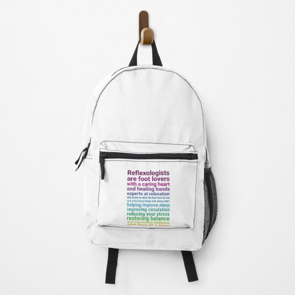 Item preview, Reflexologists are foot lovers (colorful text) white background designed and sold by Onpointholistic.