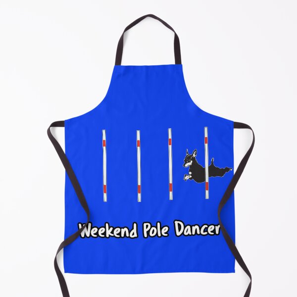 Item preview, Dog Agility T Shirt - Weekend Pole Dancer; starring a MinPin designed and sold by Just4doglovers.
