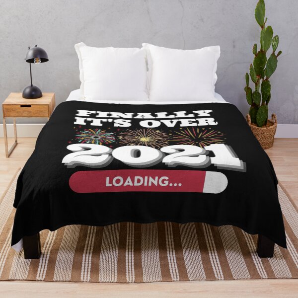 Item preview, FINALLY IT'S OVER 2021 LOADING FUNNY CHRISTMAS SHIRT designed and sold by farhatkhanfir.