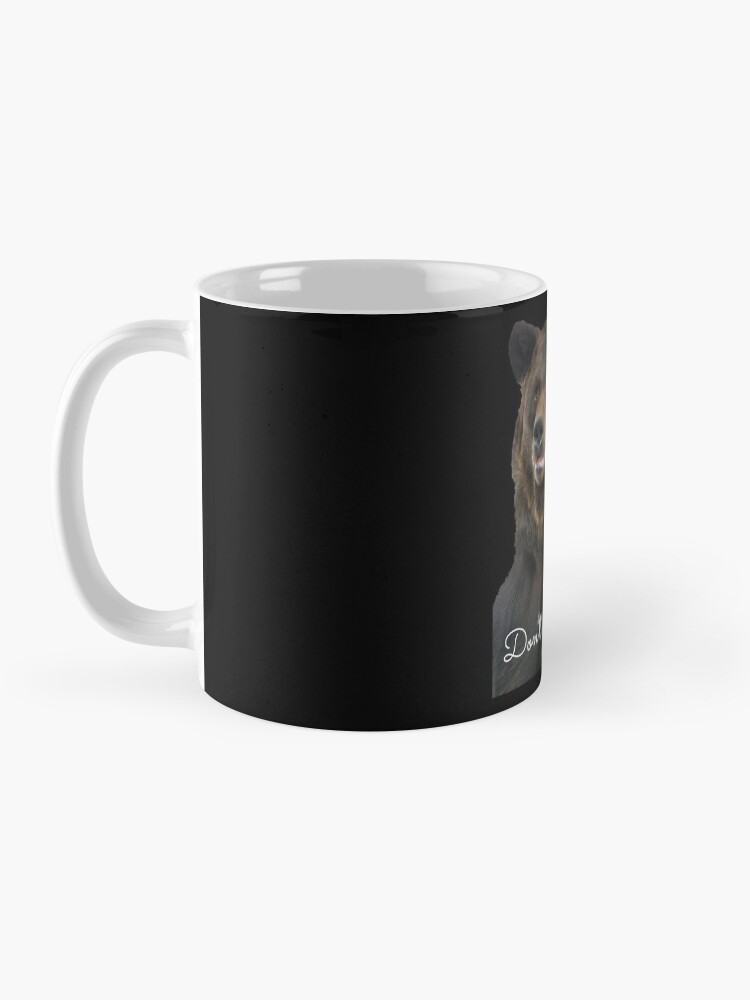 Alternate view of Don't Poke the Bear Humorous Wildlife Warning Mug