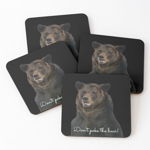 Item preview, Don't Poke the Bear Humorous Wildlife Warning designed and sold by WriterKat - Kathy Gerstorff.