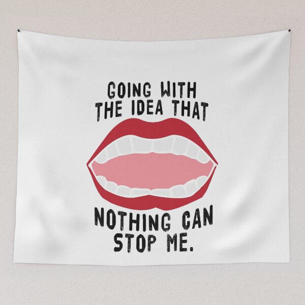 Item preview, Mouth Red Lips Going with Idea nothing can stop me designed and sold by tarek25.