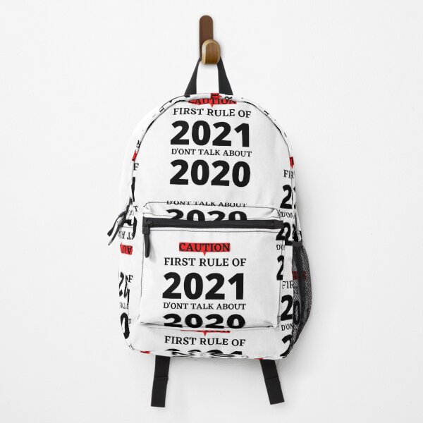 Item preview, CAUTION FIRST RULE OF 2021 D'ONT TALK ABOUT 2020 SHIRT DESIGN designed and sold by farhatkhanfir.